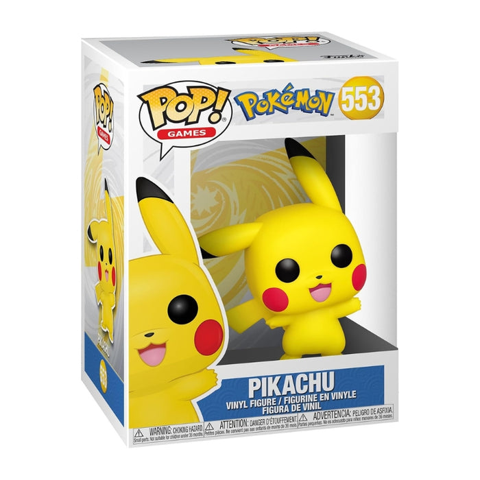 Pop Games Pokemon Pikachu Waving 553 Vinyl Figure