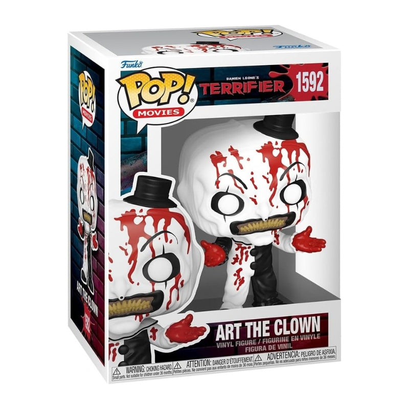 Pop Movies Terrifier Art the Clown Bloody 1592 Vinyl Figure